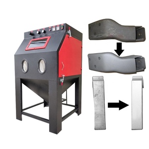 Dustless Stripping Surface Cleaning Automatic Wet SandBlasting Cabinet Sandblaster Water Vapour Sand Blasting Machine