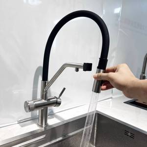 Stainless Steel Filter in 1 Sparkling with Drinking Water 4 Way Kitchen Faucet Mixer Tap - Product Image 3
