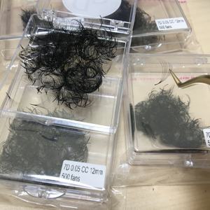 ขนตาปลอมสำหรับต่อขนตาหนา0.05มม. ทำด้วยมือ CC - Product Image 2