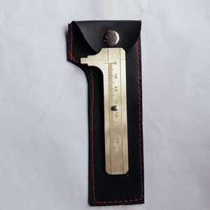 Calibrador Vernier ZQUN de 100 mm, herramienta de medición de latón con doble escala para mediciones de precisión - Product Image 3