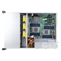 Casing Server 2U Desainer Casing Server Psu Chassis Komputer untuk Penyimpanan Terdistribusi atau Pemantauan Keamanan Dengan Backplane 6Gb/s