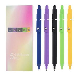 <b>Macaron</b> Office School Student Click Fine Tip Ballpoint Pens Set Stationery Supplies 1.0mm Animal Shape Colorful Ink - Product Image 2