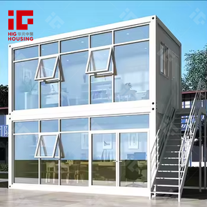 Casa contenedor prefabricada de 2 plantas de diseño contemporáneo para edificio de oficinas, aplicación moderna para restaurante y club al aire libre - Product Image 3