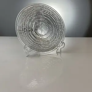 Concentrateur solaire verre borosilicate 200mm grande lentille de Fresnel pour éclairage de scène