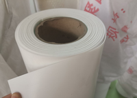 Feuille de ptfe moulée Nouveau matériau Rouleau de feuille de ptfe blanc