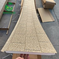 Panneau sandwich extérieur pour l'isolation des bâtiments, panneau pour les murs des bâtiments de grande hauteur