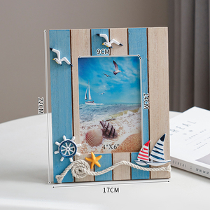 Roman & Creative <span class=keywords><strong>D</strong></span>écoration <span class=keywords><strong>de</strong></span> la maison Style méditerranéen Cadre en bois Peinture UV Imprimé Chambre <span class=keywords><strong>d</strong></span>'enfants <span class=keywords><strong>Photo</strong></span> Souvenir - Product Image 6