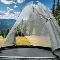 Tente de camping ultralégère quatre saisons pour 1/2 personnes, montage rapide, double couche, petit format, 2000-3000 mm, imperméable, structure en fibre de verre