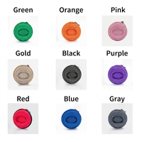 Étui de voyage personnalisé pour montre simple de 50 mm, boîte de rangement ronde en EVA rigide avec fermeture éclair, antichoc, pour montre connectée et montre-bracelet
