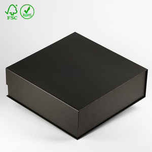 Custom Luxury Magnetic Gift <strong>Box</strong> Matte Rigid <strong>Black</strong> Paper Cardboard Packaging Foldable Coffret Cadeau Embossed Recycled Materials - Product Image 2