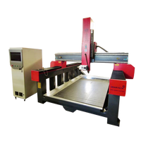 Routeur CNC professionnel à 4 axes avec axe rotatif pour la sculpture sur bois 3D et la gravure cylindrique
