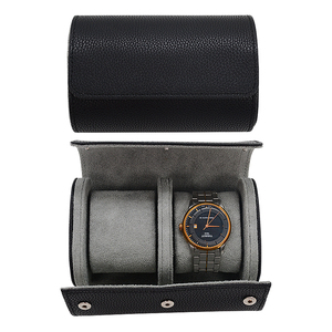 Basso MOQ orologi verdi 3 Slot in <span class=keywords><strong>pelle</strong></span> Pu scatola di immagazzinaggio per le donne di lusso <span class=keywords><strong>orologio</strong></span> da viaggio rotolo - Product Image 4