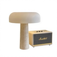 Lampe de table LED en travertin de style nordique minimaliste, interrupteur à bouton-poussoir, salon, chambre à coucher, chevet, chambre d'enfant, Wabi-sabi