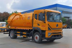 Camión de Succión al Vacío Dongfeng D9 4x2 con Tanque de Aguas Residuales de 13500L, Bomba de Vacío Nacional o Importada Opcional, Personalizado de Fábrica para Exportación - Product Image 4