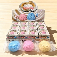 Jouet à presser en forme de gâteau de gelée douce, anti-stress à remontée lente, sensoriel, mignon, Kawaii, cadeau personnalisé avec logo, vente en gros