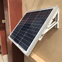 Support triangulaire de montage de panneau solaire réglable en alliage d'aluminium pour balcon et toit plat pour système de montage solaire
