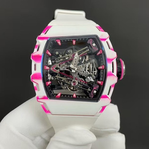 Relojes Deportivos para Hombre con Caja de Fibra de Carbono, Movimiento Mecánico Automático, Correa de Silicona, Luminosos, Resistentes al Agua, con Esfera de Alta Calidad - Product Image 1