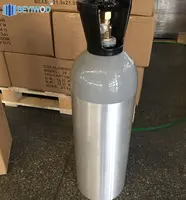 Silinder Gas Co2 Silinder, 5LB 10Lb 15LB 20LB 13.4L, Silinder Gas Co2 Aluminium untuk Minuman/Akuarium