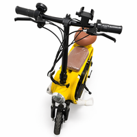 Trottinette Électrique Pliable Intelligente Double Siège pour Enfants, Légère et Portable, Équipée de LED – Modèle Abeille Mignonne