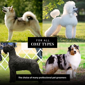 2024 nouveau toilettage pour animaux de compagnie longue broche bois chien brosse poignée peinture incurvée chien Slicker brosse pour Goldendoodle <span class=keywords><strong>Labradoodle</strong></span> - Product Image 3