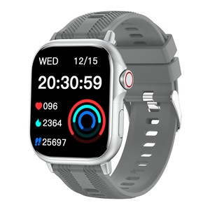 Montre connectée unisexe à écran tactile intégral pour appels, étanche, Android, en plastique, tendance, avec podomètre et moniteur de fréquence cardiaque pour le sport - Product Image 4