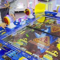 Machine d'arcade de pêche multijoueur 8 joueurs, à monnayeur, équipement de parc d'attractions, machine de jeu pour enfants avec distribution de tickets