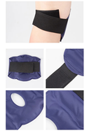 HWK-0072 # Pack de glace pour le soulagement de la douleur au genou, réutilisable chaud froid Compression Ice Gel Pack Wrap coussinets de gel froids et chauds pour le genou