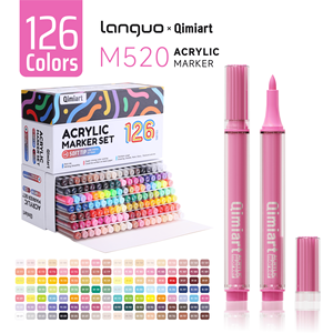 Marqueurs à double trait de 126 couleurs, stylos acryliques métalliques scintillants, non effaçables, pour <span class=keywords><strong>dessin</strong></span>, gribouillage, création de cartes, scrapbooking, art - Product Image 5