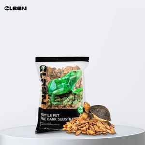 CLEEN工厂批发天然松树皮环保爬行动物底材攀爬木盆栽底土森林地表栖息地 - Product Image 1