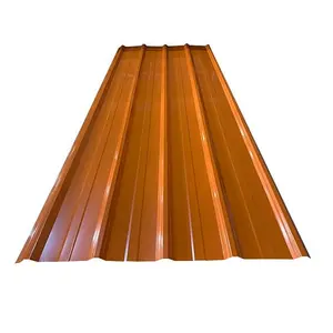 彩色涂层PPGI镀锌波纹钢屋顶板用于房屋Q235 Q195 30g铁定制