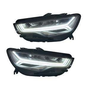 Fari Anteriori SJC Full LED Modificati per <span class=keywords><strong>Audi</strong></span> <span class=keywords><strong>A6</strong></span> C7 12-15, Aggiornamento Fanali, Accessori Auto, Sistema di Illuminazione Plug and Play - Product Image 2