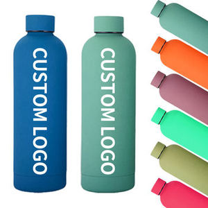 High Quality Double Wall Stainless Steel Vacuum Sport Water Bottle Matte Black Eco Friendly Leak-Proof - Product Image 1