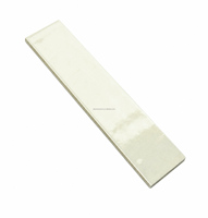 Carreaux muraux 75x300mm beige crème brillant faits à la main, décor mural style métro, carreaux de salle de bain, carreaux de fond de cuisine, porcelaine céramique