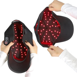 หมวกบำบัดแสงสีแดง850nm 660nm ไร้สาย OEM ODM หมวกรักษาด้วยแสงสีแดงเจริญเติบโตแบบไร้สาย - Product Image 6