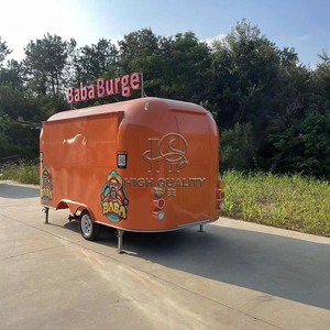 Usine <span class=keywords><strong>Concession</strong></span> personnalisée Food Trailer crème glacée chariots de vente de nourriture équipement burger camion - Product Image 6
