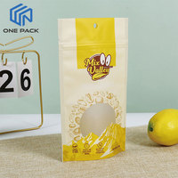 BAS quantité minimale de commande Emballage debout refermable à fermeture éclair avec impression personnalisée et surface mate Sachets de fruits secoués pour céréales petit déjeuner Barres d'avoine