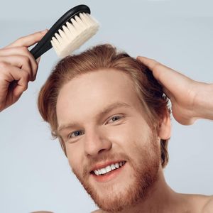 Cepillo para Barba con Logotipo Personalizado, Cepillo para Barba de Hombre, Plumero para Cuello, Herramienta de Limpieza y Cuidado, Cepillo de Lana Suave para Barba - Product Image 6