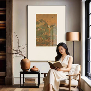 Nouvelle décoration murale de style chinois : Art mural en bois massif avec motifs de lotus, de fleurs d'abricot et de bambou pour la salle à manger - Product Image 3