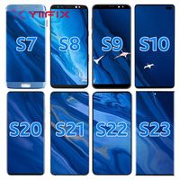 Écran LCD de remplacement pour téléphone Samsung S22 Plus avec cadre, écran AMOLED original OLED Galaxy S22+ 5G