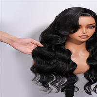 Perruque Lace Front 13x6 en Gros, Perruque Cheveux Indiens Bruts 100% Naturels Ondulés, Personnalisable