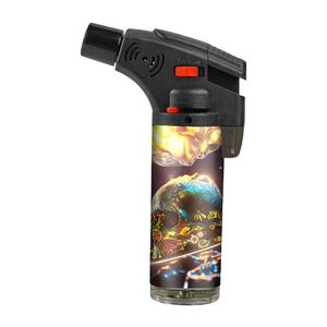 2025 Offre Spéciale Logos personnalisés rechargeables coupe-vent Jet Slant Torche Briquets pour Cigarette - Product Image 1