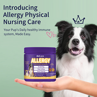 Pereda Alergi Anjing, Kunyahan Lembut, Pemrosesan OEM, Alergi Musiman, Anti Gatal, Pendukung Imunitas, Minyak Ikan, Vitamin & Mineral
