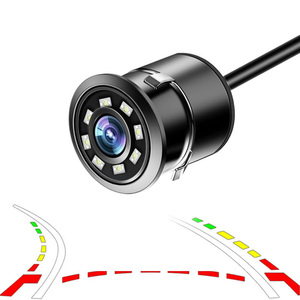 Caméra de recul pour voiture avec lignes de guidage dynamiques, caméra de recul analogique CVBS, objectif fisheye réglable, <span class=keywords><strong>vision</strong></span> nocturne IR - Product Image 2
