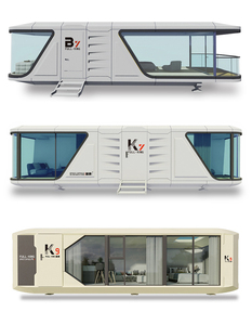 Sang trọng thép hiện đại prefab nhà thuận tiện không gian viên nang cabin di động du lịch homestay căn hộ trường học biệt thự khách sạn - Product Image 5