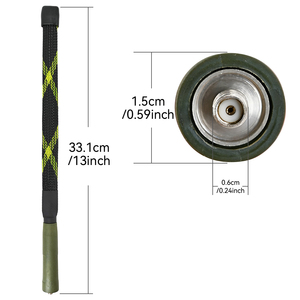 144MHz 430MHz Tactical Antenna 33cm Folding Braided Mesh High Gain Walkie Talkie Long <b>Range</b> Outdoor Handheld Radio antenna - Product Image 4