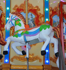 Pas cher <span class=keywords><strong>Prix</strong></span> Luxe Divertissement Extérieur 16 Sièges Équipement <span class=keywords><strong>De</strong></span> Parc <span class=keywords><strong>D</strong></span>'attraction Carrousel Cheval Joyeux Aller Rond Carrousel À Vendre - Product Image 5