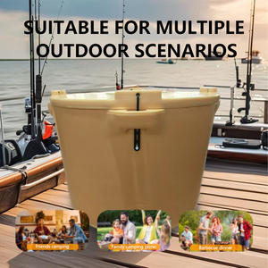 630 QT Rotomolded 튼튼한 절연 물고기 보관함 어항 새우 탱크 해산물 처리 용기 절연 물고기 저장 욕조 절연 어항 용 열 상자 - Product Image 6