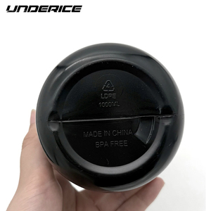 Bouteille d'eau souple Underice Impact <span class=keywords><strong>de</strong></span> 34 oz avec paille longue pliable pour baseball, hockey, yoga, boxe, football, lacrosse - Product Image 4
