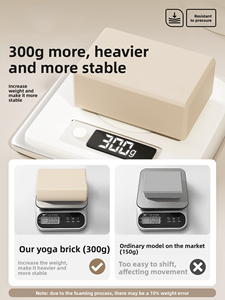 Blocs de yoga en mousse EVA écologiques personnalisés avec logo, haute densité, type à coins arrondis pour le fitness, le Pilates et les exercices - Product Image 4