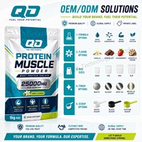 Isolat de protéines de lactosérum non-OGM 25000 mg en poudre, directement de l'usine, pour la croissance musculaire des adultes, fabricant OEM